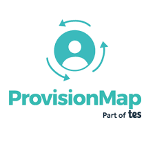 Provision Map logo with a user icon, providing parent access to child profiles for SEND support at Penkridge Middle School.