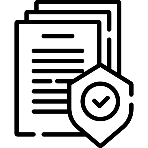 Illustration of a policy document with a checkmark