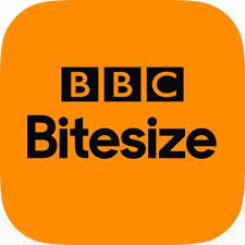 BBC Bitesize logo featuring a bold orange square with black "BBC" text above the word "Bitesize."  
