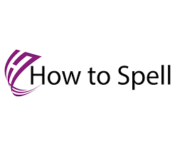 "How to Spell" logo featuring a purple stylized "H" and black text.  