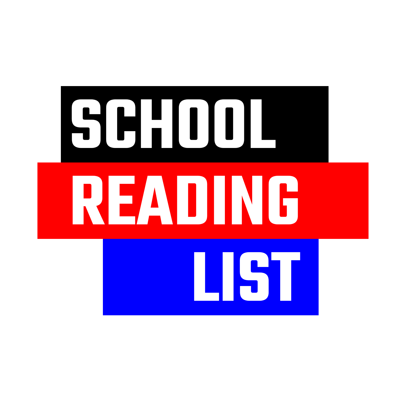 School Reading List logo - recommended books for different year groups