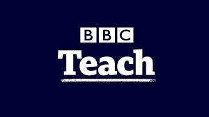 BBC Teach logo featuring white text on a dark blue background.  